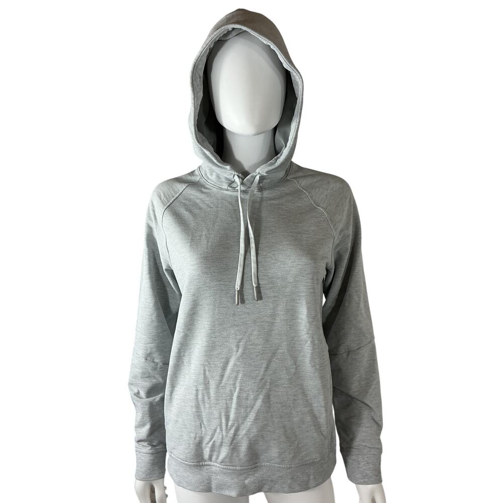 Lululemon Cozy Athletic Heather Grey Accolade Hooded Sweatshirt Size S - Picture 2 of 4